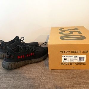 Yeezy 350 V2 Black Red